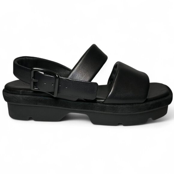 VINCE Women's Bowie-B Slingback Lug Sandals - Size 8, Black, NWOT